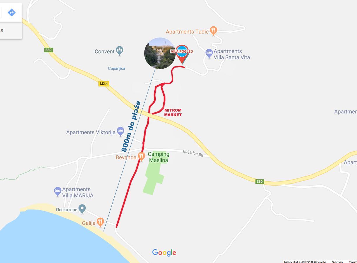 Vila Pogled Petrovac Екстериор снимка